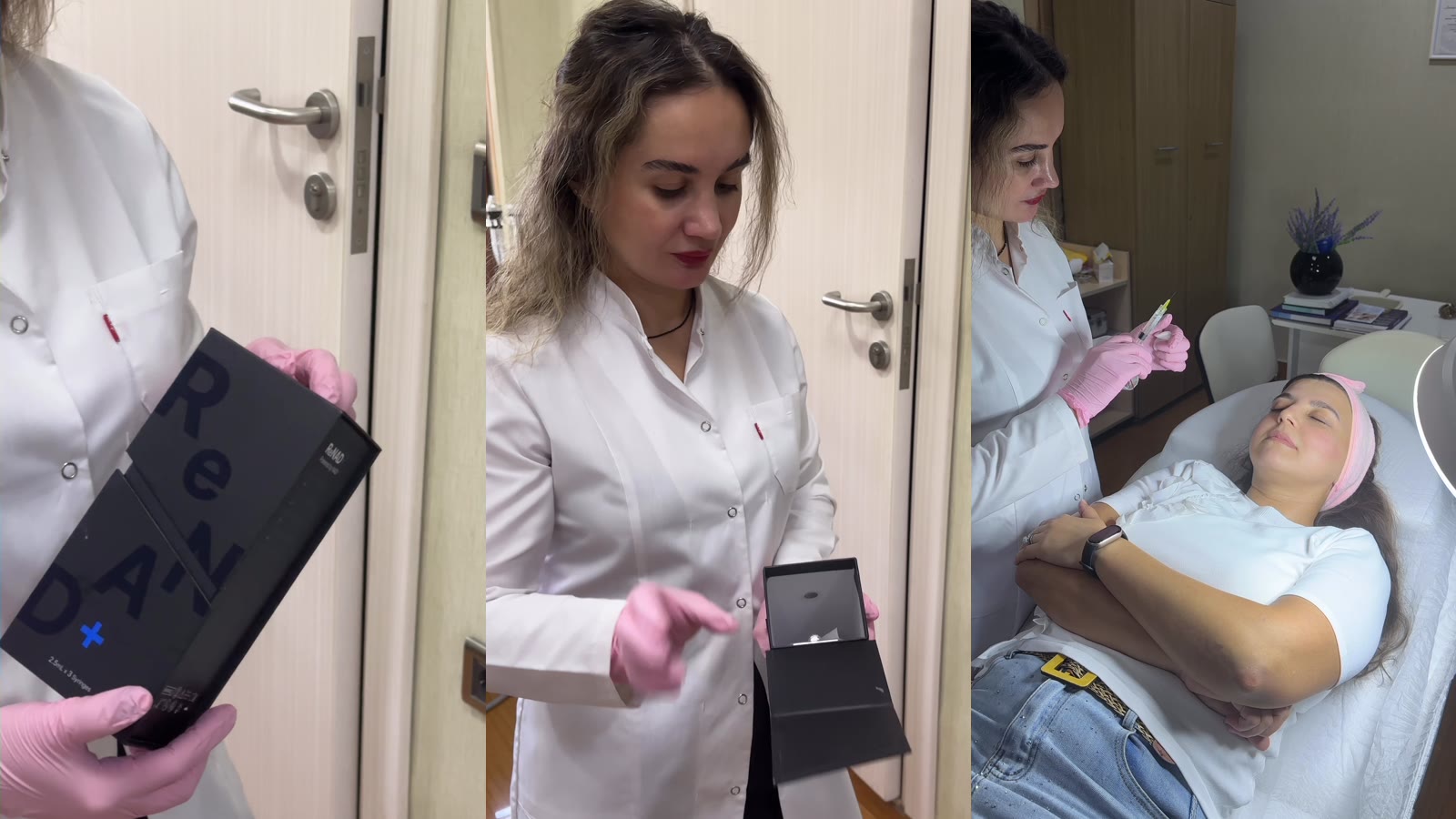 ReNAD+ skin booster box, Dr. Elvira Zakiyeva and the procedure at Paramed, Baku